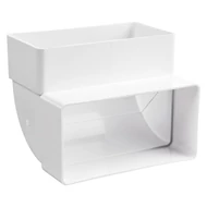 Függőleges könyök 90° 204x60mm