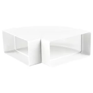 Vízszintes könyök 90° 220x90mm