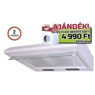 Davoline - Páraelszívó Olympia 260 LUX WH fehér (2 motoros) + FA125/3 bekötő szettel