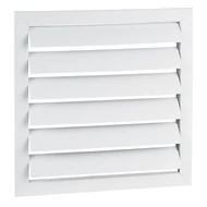 Műanyag szellőzőrács gravitációs zsaluval 464x422 mm