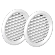 Műanyag szellőzőrács rovarhálóval 80mm/ 2db