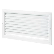 Alumínium szellőzőrács fix zsaluval 350x150 mm