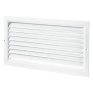 Alumínium szellőzőrács fix zsaluval 350x150 mm
