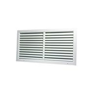 Alumínium szellőzőrács fix zsaluval 500x350 mm