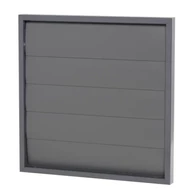 Gravitációs szellőzőrács 290x290 mm, szürke