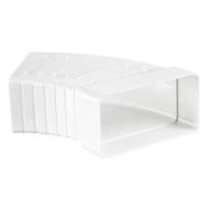 PVC könyökidom 110x55 mm 45°