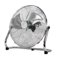 Padlóventilátor króm színű kivitelben, Ø 45 cm