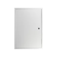 Zárható fém szervizajtó 300x400 mm fehér