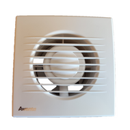 Ventilátor termosztáttal külső ráccsal 100mm