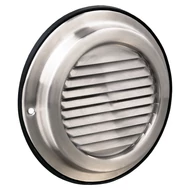 Rozsdamentes szellőzőrács fix zsaluval Ø 125 mm
