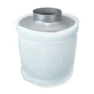 Szénszűrő csővezetékbe Ø 100 mm, 250 mm hosszú