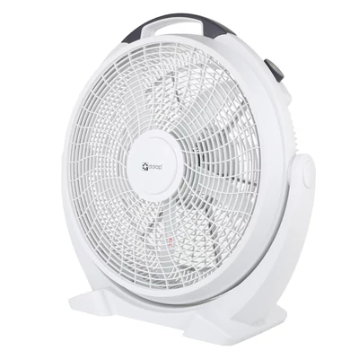 Fehér színű padló ventilátor, Ø 50 cm