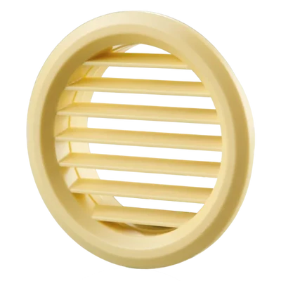 Műanyag szellőzőrács 50mm/ 2db bézs