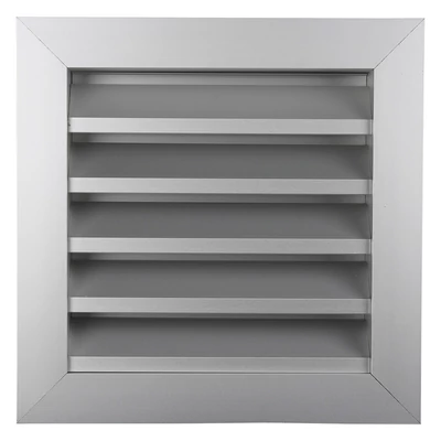 Alumínium szellőzőrács fix zsaluval GRW 200x200 mm 