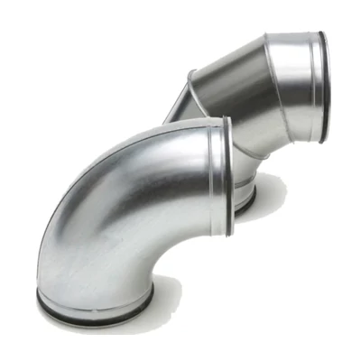 Fém könyökidom 90° gumi tömítéssel Ø 150 mm