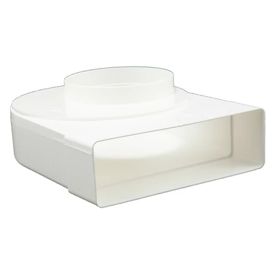 90° átalakító 204x60mm - Ø125mm (állítható csonk)
