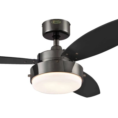 Westinghouse Alloy mennyezeti ventilátor - fekete, grafit