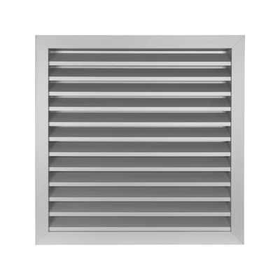 Alumínium szellőzőrács fix zsaluval GRW 450x450 mm