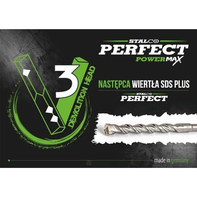 Beton fúrószár SDS PLUS V3 Stalco 8 x 460 mm