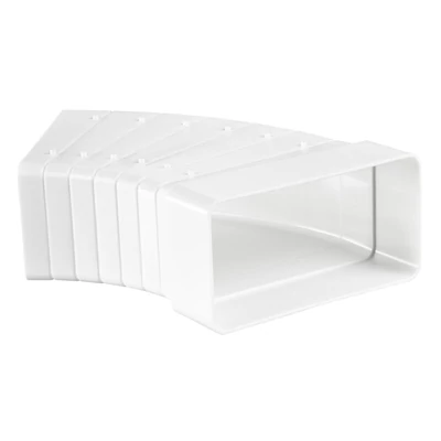 PVC könyökidom 110x55 mm 45°
