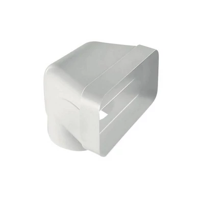 90° átalakító idom kerek csővezetékről szögletesre 227X94 mm - O 150 mm
