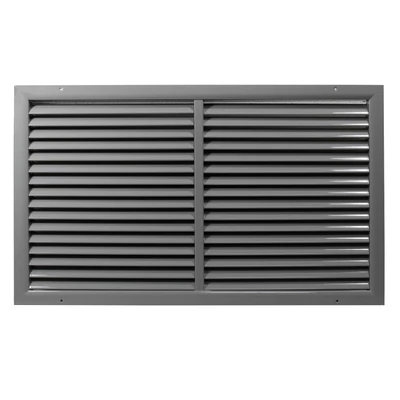 Szellőzőrács fix ráccsal minőségi préselt alumíniumból  700x400 mm, szürke