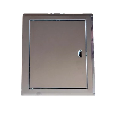Krómozott acél szervizajtó 200x250