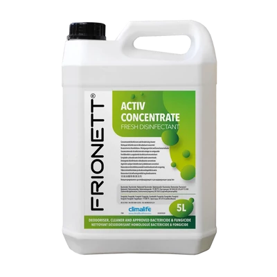 FRIONETT ACTIV 5 LITER KLÍMABERENDEZÉS TISZTÍTÓ ÉS FERTŐTLENÍTŐ KONCENTRÁTUM